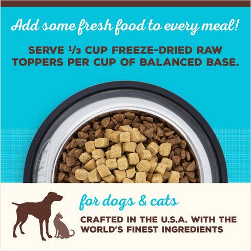 Primal Cupboard Cuts Fish Grain-Free Freeze-Dried Raw Dog Food Topper, 3.5 oz